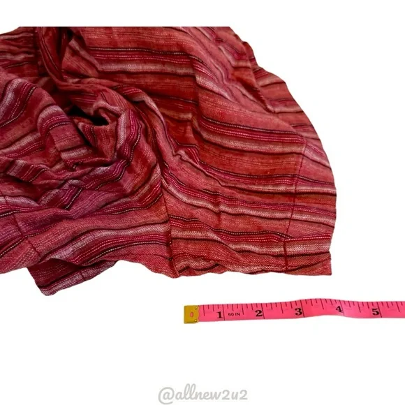 Briggs Women's Red Striped Shorts Linen Size XXL New with tags - Picture 9 of 13